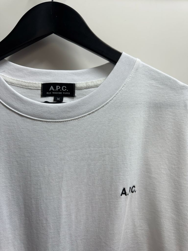 아페쎄 반팔티 남성 (화이트,블랙) 이미지