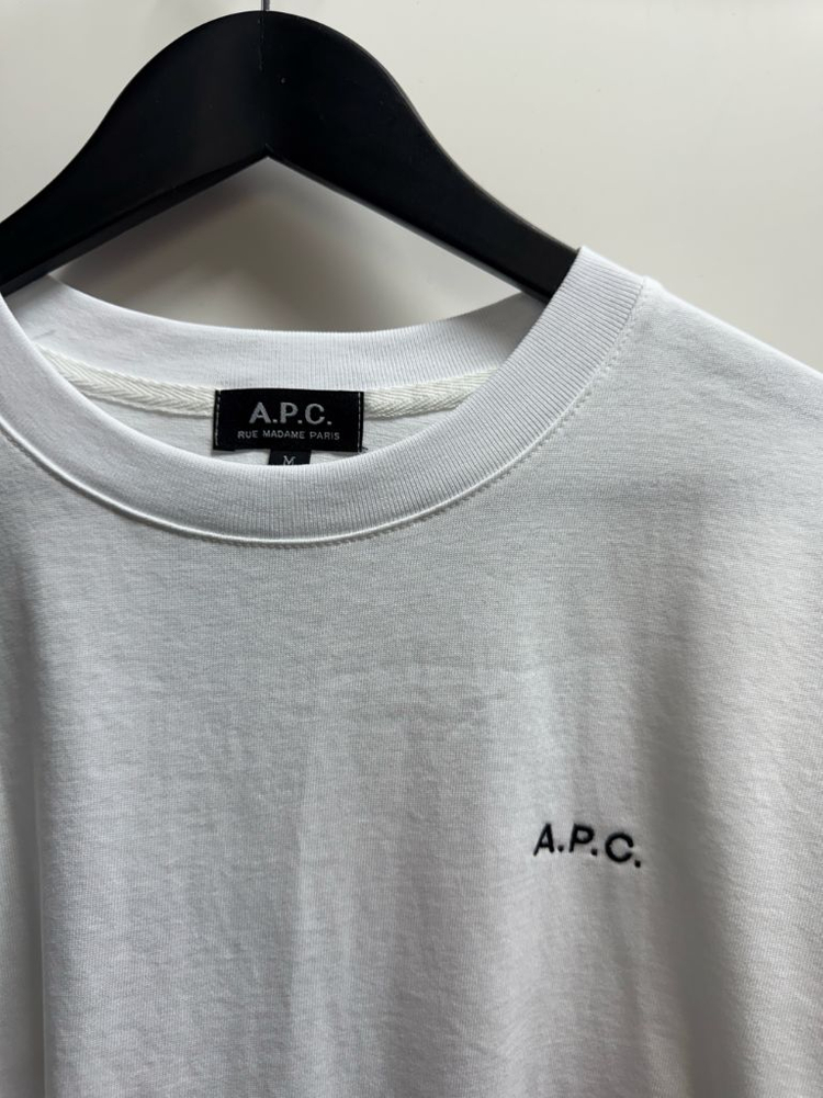 아페쎄 반팔티 남성 (화이트,블랙) 이미지