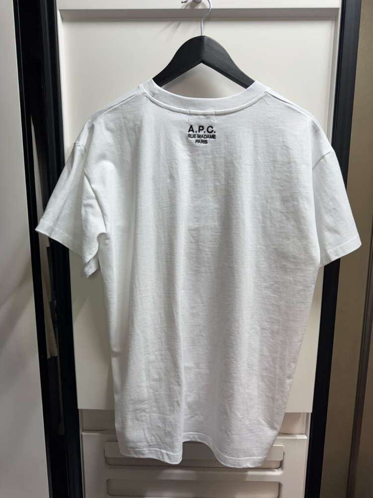 아페쎄 반팔티 남성 (화이트,블랙) 이미지