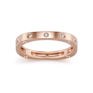 골든듀 리플렉션 18k 다이아 반지