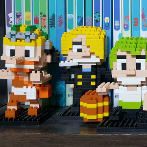 일괄or개별)나노블록 원피스, 미키마우스, 헬로키티, 어피치