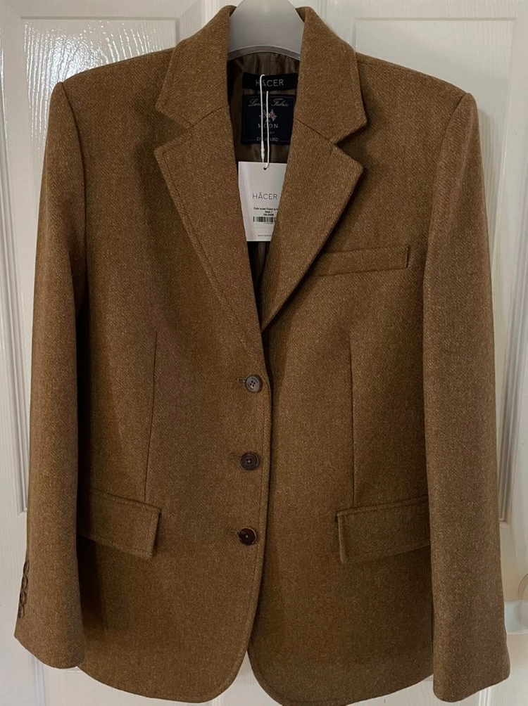 hacer 아쎄르 콜린자켓 베이지S 새상품 colin jacket(Fabric by MOON) 아브라함문자켓 문달 이미지