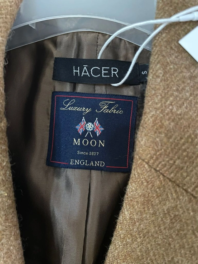 hacer 아쎄르 콜린자켓 베이지S 새상품 colin jacket(Fabric by MOON) 아브라함문자켓 문달 이미지