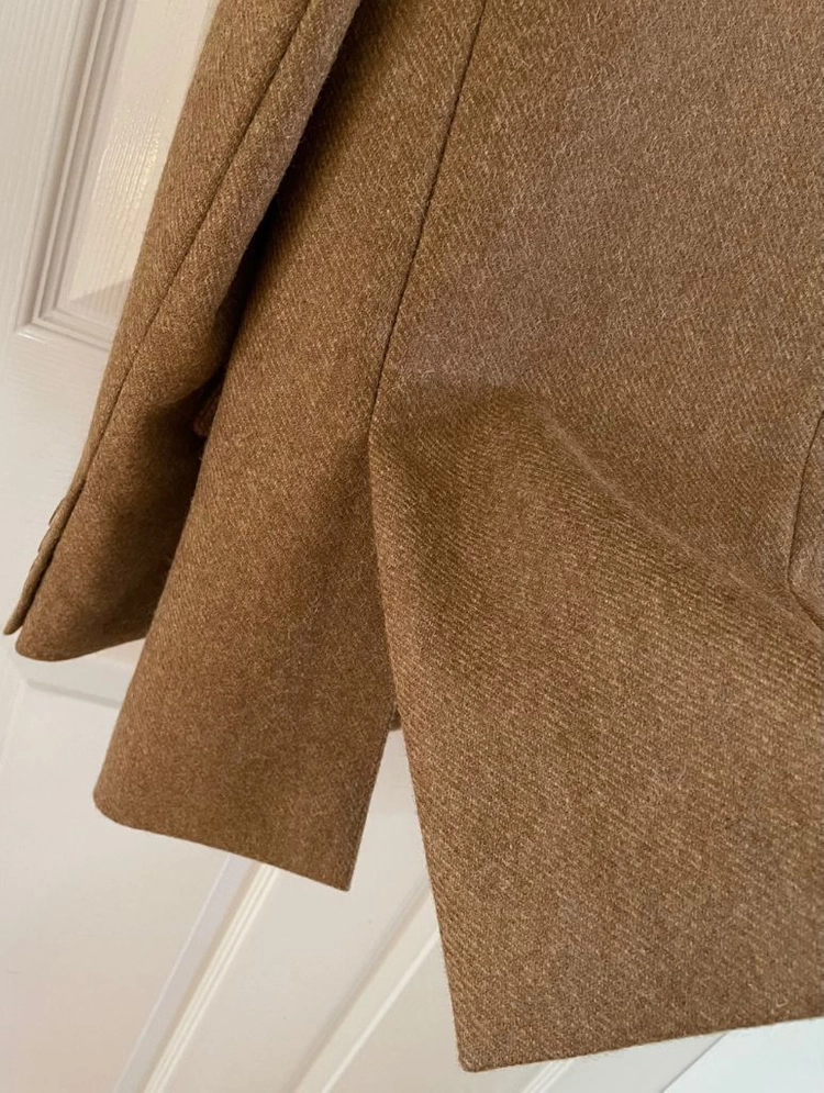 hacer 아쎄르 콜린자켓 베이지S 새상품 colin jacket(Fabric by MOON) 아브라함문자켓 문달 이미지