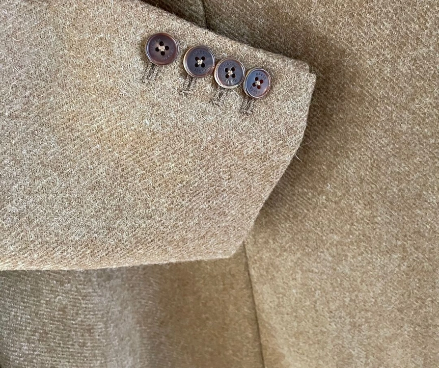 hacer 아쎄르 콜린자켓 베이지S 새상품 colin jacket(Fabric by MOON) 아브라함문자켓 문달 이미지