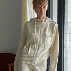 (뉴진스민지착용) 모헤 Virgin wool hoodie knit _ ivory 이미지