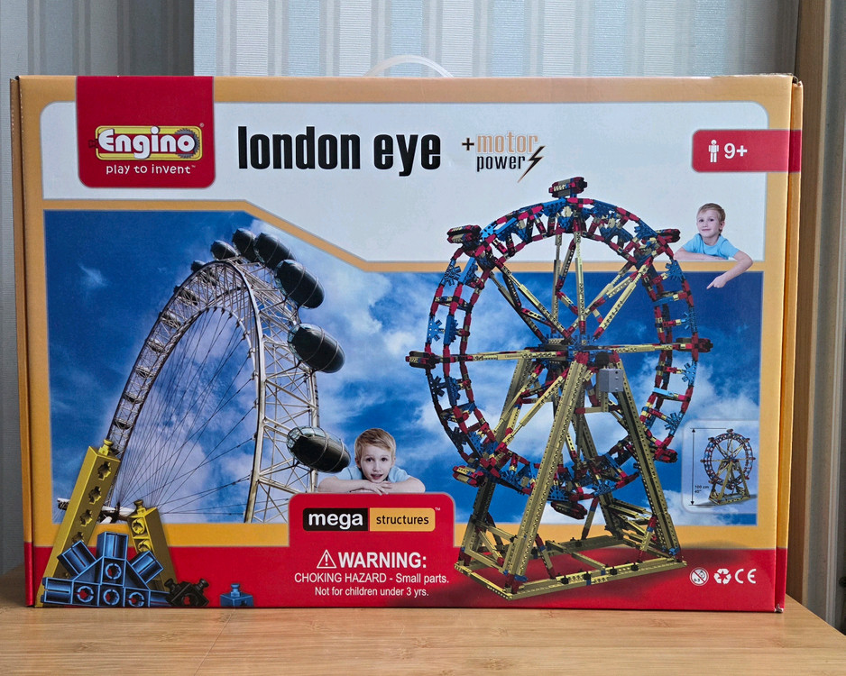 엔지노 대형 대관람차 런던아이 ENGINO LONDON EYE 수입블럭 & 모터--0