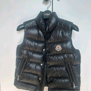 몽클레어 키즈 패딩 조끼 블랙 이미지