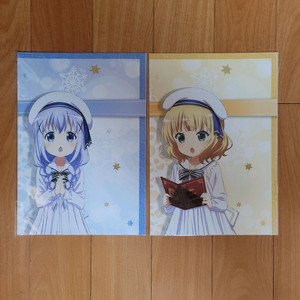 주문은 토끼입니까? 치노&샤로 로손 오리지날 A2 포스터 이미지