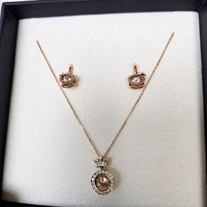 제이에스티나 목걸이 귀걸이 셋트 이미지