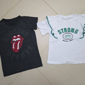 (택비만받을게요) 프리사이즈 여성 반팔티 2벌