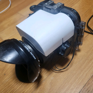 URX100A 방수하우징 + INON UWL H100 광각렌즈 + 버팔로 케이스 판매합니다!