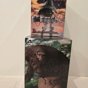 진격의 거인 제일복권 A짐승형거인 B상리바이 피규어 일괄 판매