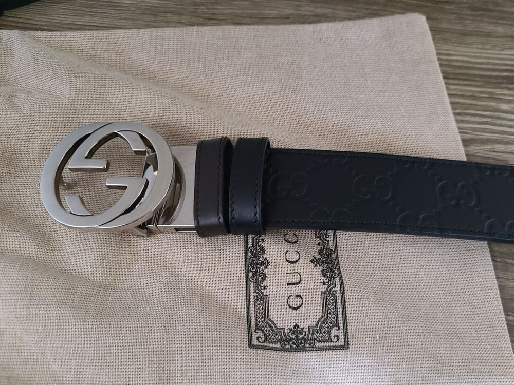 구찌 인터로킹 리버서블 벨트 28 29 30 GGgg벨트명품바이커백크로스백루이비통디올셀린느자켓수트에르메스생로랑--6