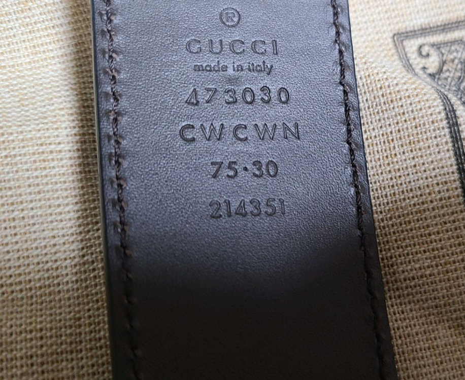 구찌 인터로킹 리버서블 벨트 28 29 30 GGgg벨트명품바이커백크로스백루이비통디올셀린느자켓수트에르메스생로랑--9