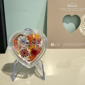 CIT 블로썸 크리스탈 은화 실버바