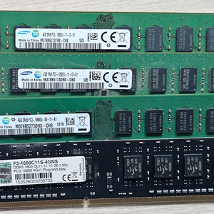 램 DDR3 4gb 4개 팝니다. 이미지