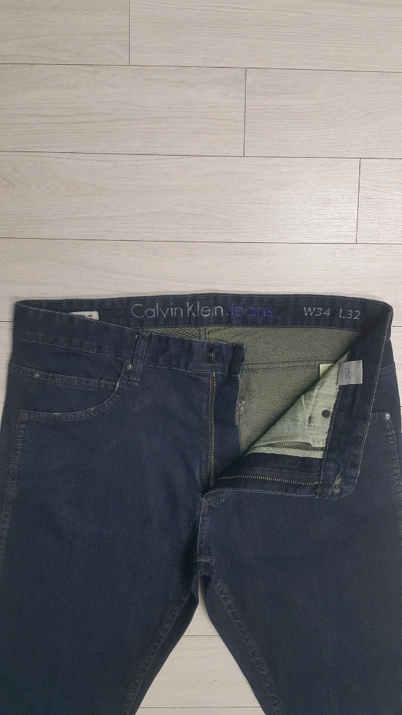 캘빈클라인(사방스판) 수입청바지 34인치(No.10)S급! 드라이완료!--3