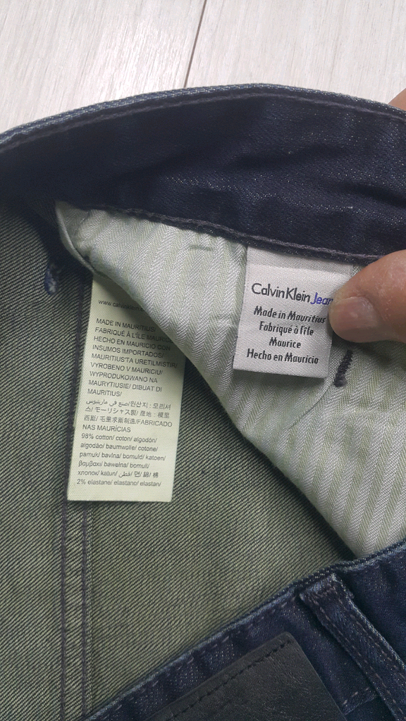 캘빈클라인(사방스판) 수입청바지 34인치(No.10)S급! 드라이완료!--5