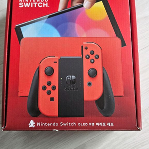 닌텐도스위치 OLED 마리오 레드 본체제외풀박 이미지
