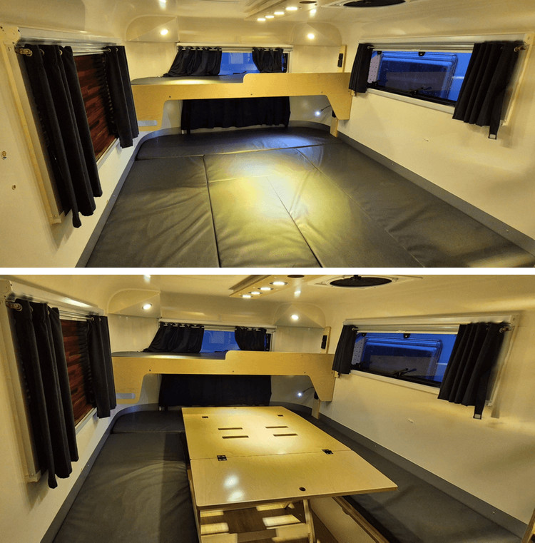 블루밴 미니 팝업 카라반 / 1100만원 => 1000만원 / 눈물의 가격인하!! 소형 견인면허X 사계절 캠핑 이미지