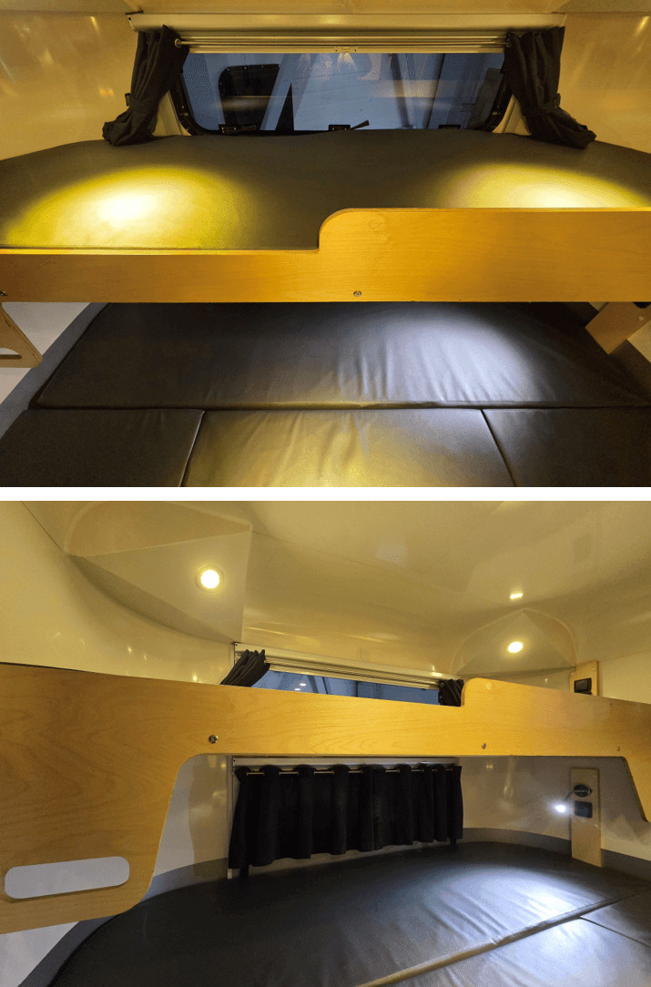 블루밴 미니 팝업 카라반 / 1100만원 => 1000만원 / 눈물의 가격인하!! 소형 견인면허X 사계절 캠핑 이미지