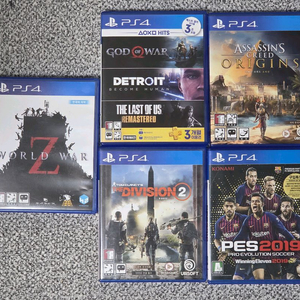 PS4 게임 타이틀 5종 세트 이미지