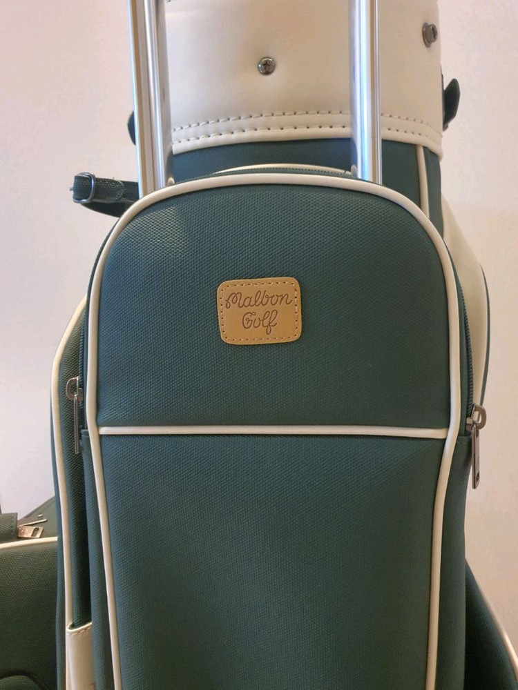 국내당일발송 말본골프백 캐디백 트롤리 바퀴형 그린 이미지