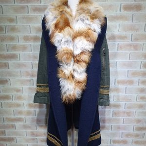 프로젝트포체 이태리 정품 폭스퍼 카라 울 롱코트 55