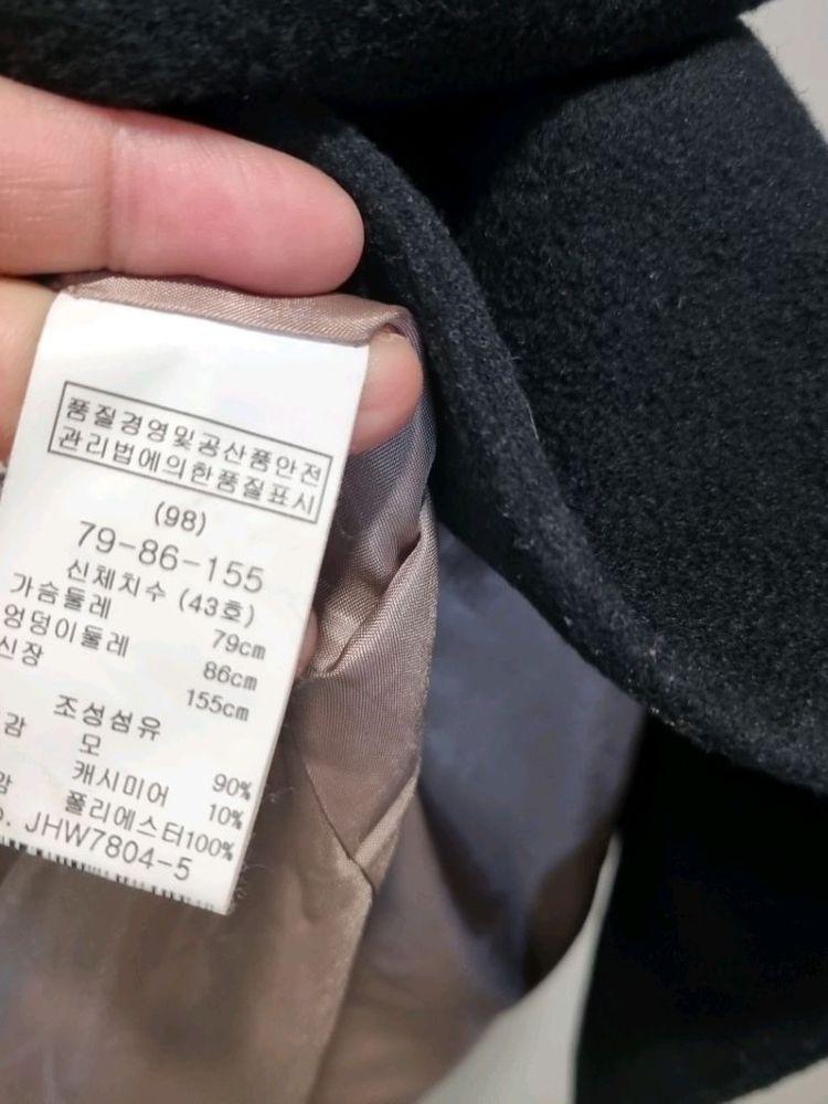 마쥬 maje 울 캐시미어 더블 코트--5