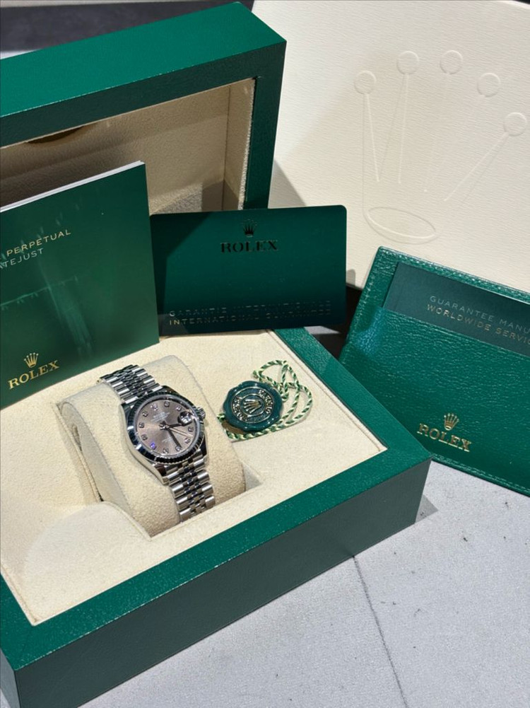 롤렉스 데이트저스트 31 스틸 다크그레이 다이아몬드 이미지