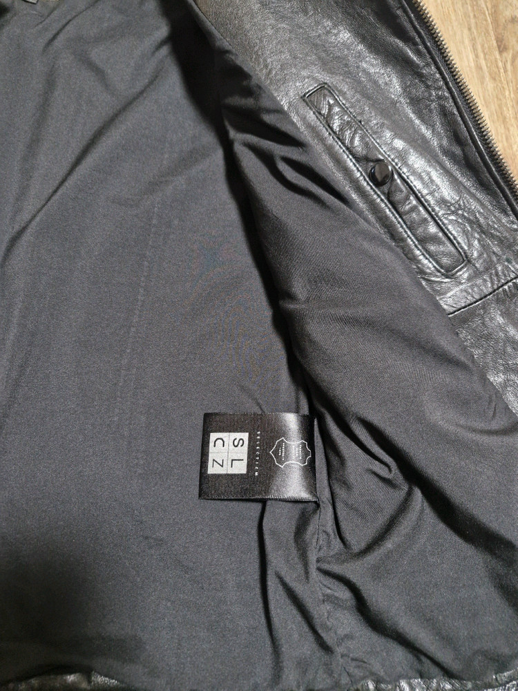 셀렉티즘 블랙 양가죽 자켓 L--3