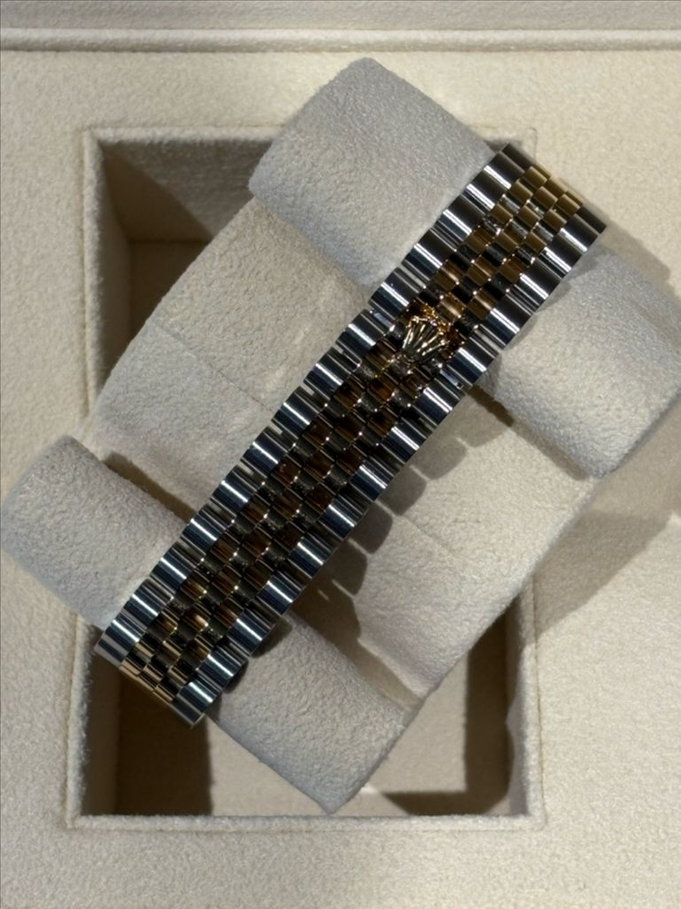 롤렉스 데이트저스트 31 옐로골드 콤비 화이트자개 다이아몬드 이미지