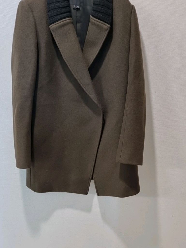 Theory띠어리 니트카라 울캐시미어 코트--2