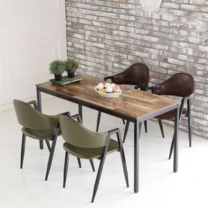 2인 4인용 업소용 가정용 식당 카페 원목 테이블 식탁