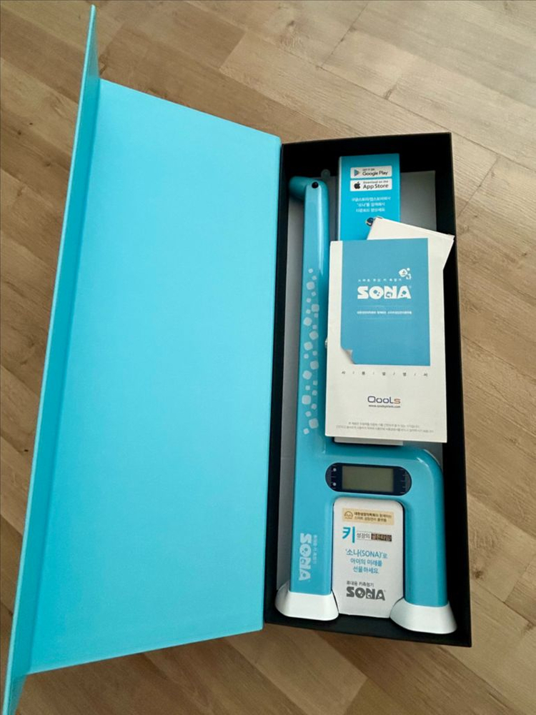 소나 초음파 키재기 측정기 기린 이미지