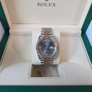 롤렉스 데이저스트 36미리 로즈골드 126231 슬레이트 로만 69다이아