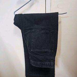 28) 벨리에 트루 스트레이트 데님 팬츠 청바지 워시드블랙 이미지