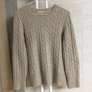 빈폴 울 캐시미어 케이블 니트 90 이미지