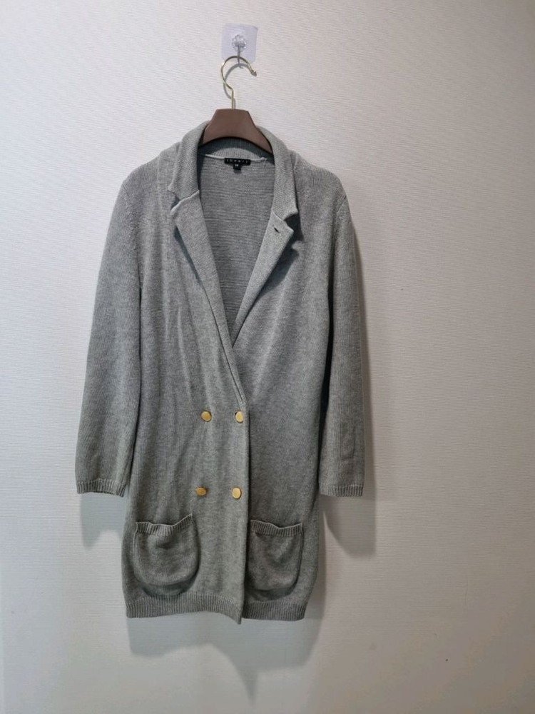 띠어리 그레이 니트 롱가디건 S--2