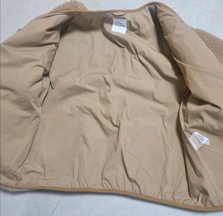 스튜디오 톰보이 뽀글이 집업 프리사이즈--1