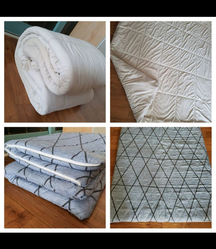 이불+지퍼커버요 편하게 부담없이 쓰실분께 2가지 합 저하게 1만5천원 이미지