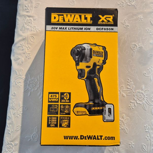 새상품 디월트 DCF850 충전 임팩트 드라이버