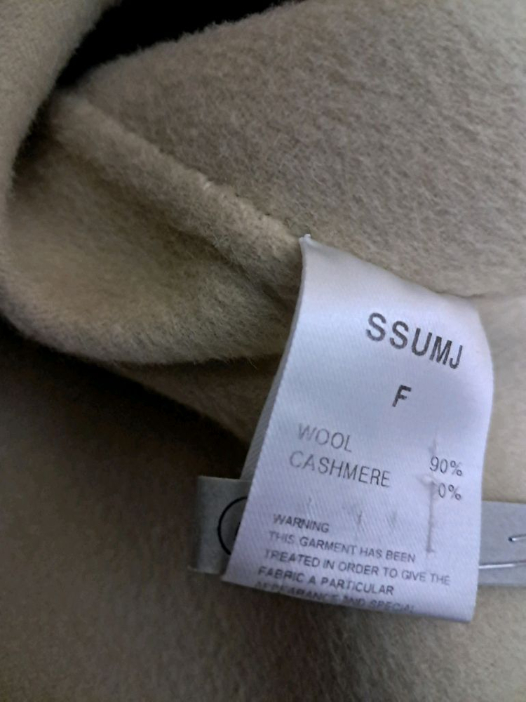 캐시미어 울 코트 이미지