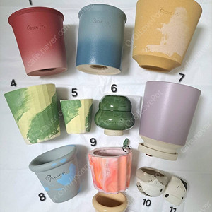 국내 유명 토분 12종(그로브팟 블리스볼 등) 이미지