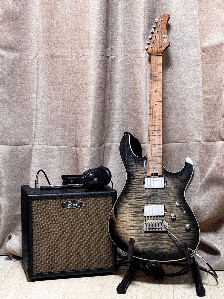 콜트 CORT G290 FAT 2 TBB 일렉기타 + 앰프 CM15G 블랙--1