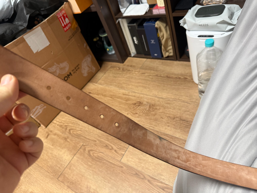 구찌 스네이크 수프림 벨트 95 38 사이즈 판매합니다--5