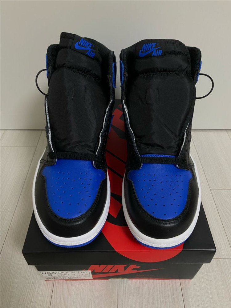NIKE AIR JORDAN 1 HIGH OG ROYAL 2017 US9(270mm) 이미지