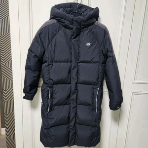 (155)뉴발란스 키즈 에센셜 롱 덕다운 패딩 이미지