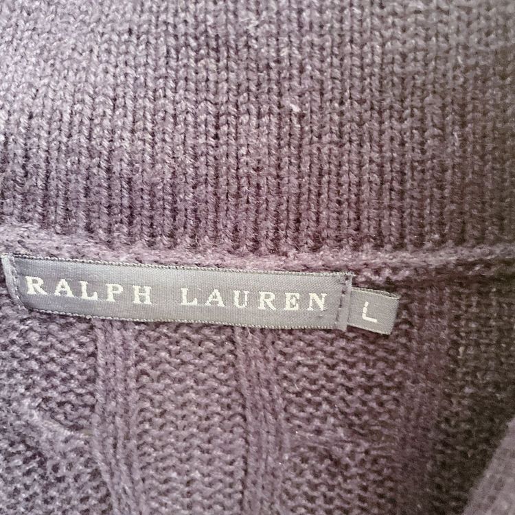 L) 폴로 숄카라 가디건 이미지